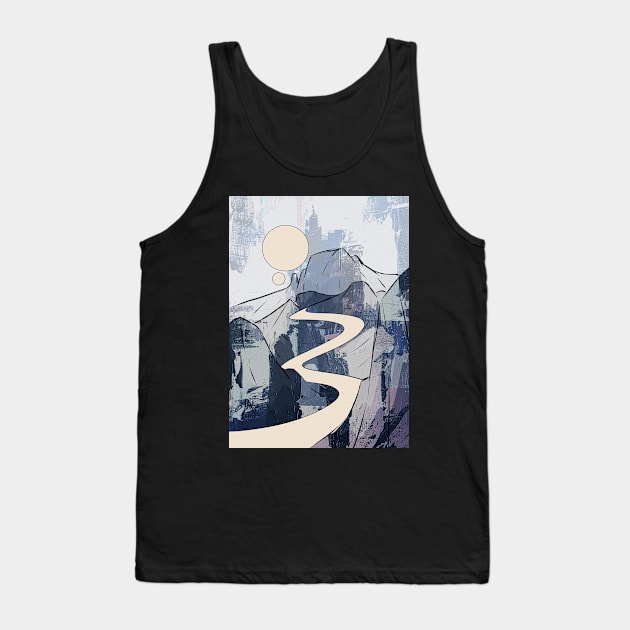 A lane to the mountains Tank Top by Swadeillustrations